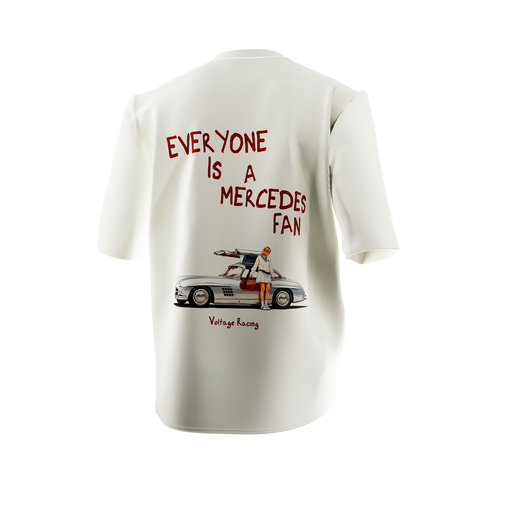 Camiseta Voltage Racing – Everyone Is A Mercedes Fan