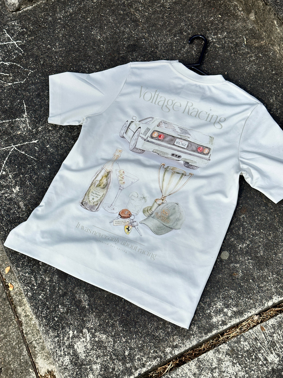 Camiseta Voltage Racing – It Was Never Only About Racing - Ferrari F40