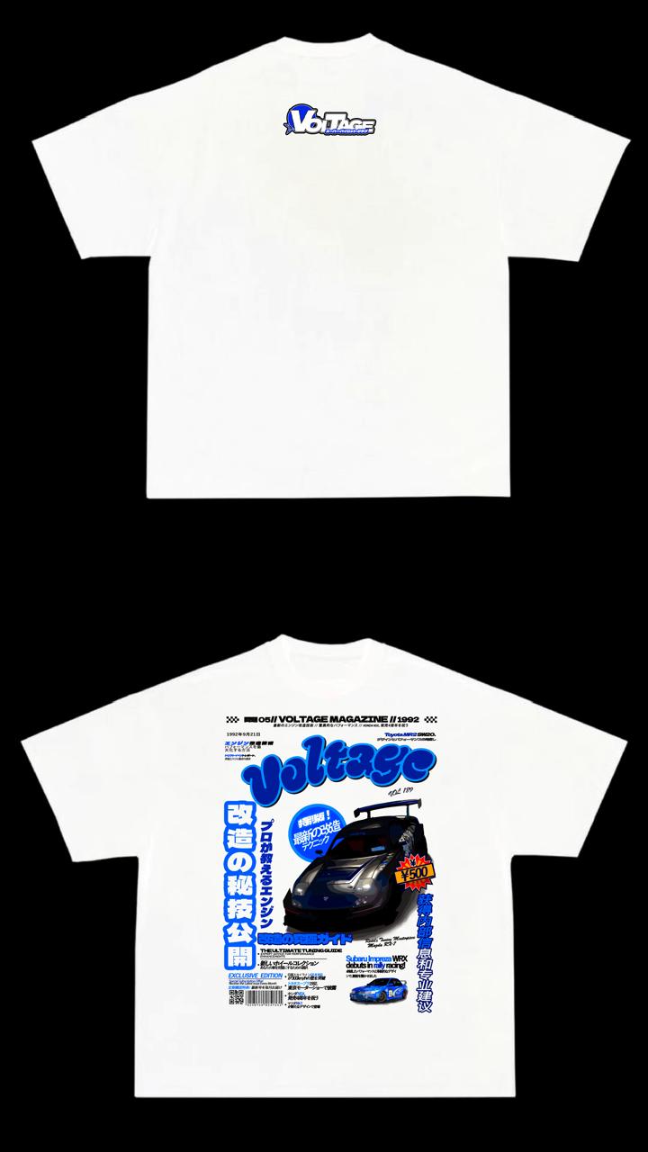 Camiseta Voltage Mazda Rx7 y Subaru Impreza WRX