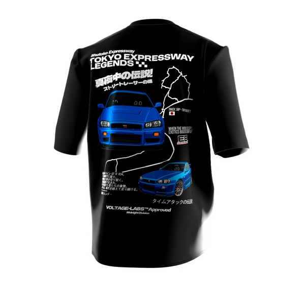 Tokyo Expressway Legends – NISSAN GTR R34 - Voltage x Exotics Bogotá